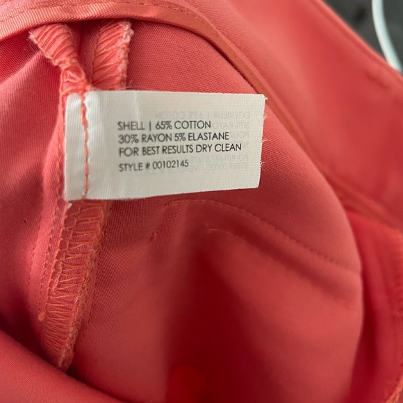 Club Monaco Ankle Pants, Coral, US6 - Picture 4 of 4